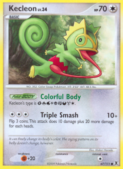 Kecleon - pokemon TCG Card
