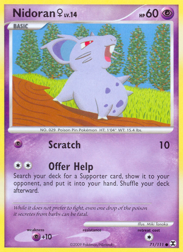 Nidoran♀ - Pokémon TCG Card