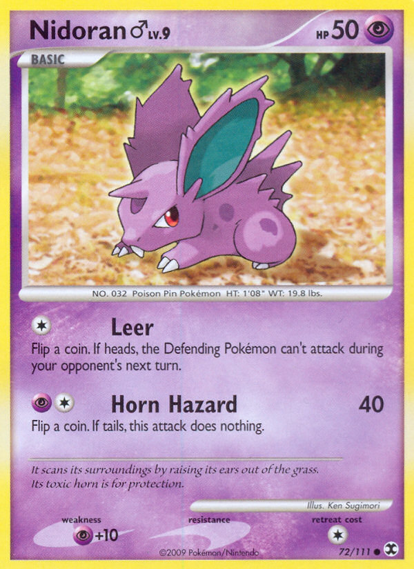 Nidoran♂ - Pokémon TCG Card