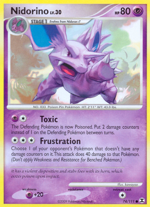 Nidorino - Pokémon TCG Card