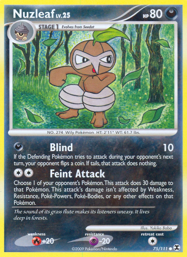 Nuzleaf - Pokémon TCG Card