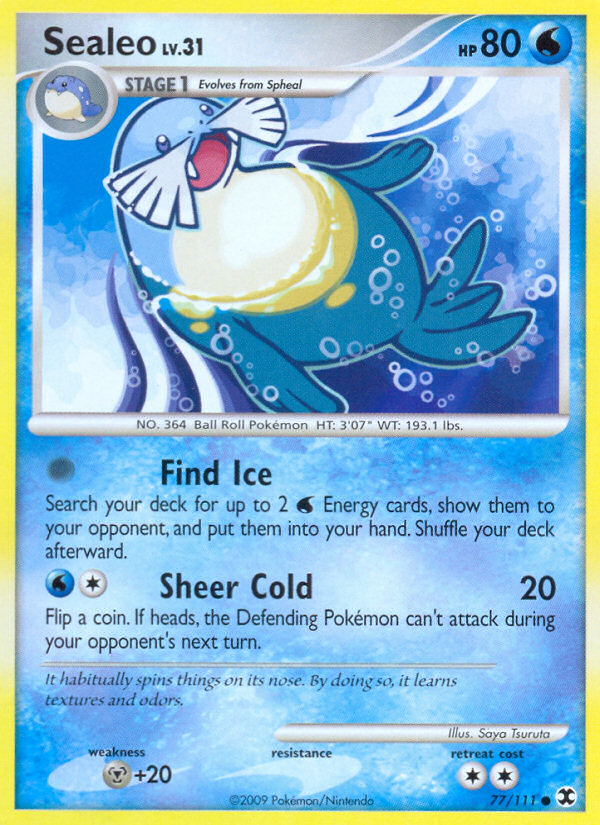 Sealeo - Pokémon TCG Card