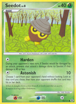 Seedot - pokemon TCG Card