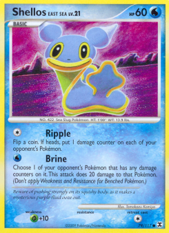 Shellos East Sea - pokemon TCG Card