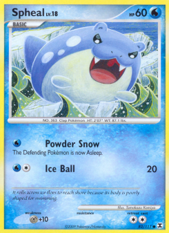 Spheal - pokemon TCG Card