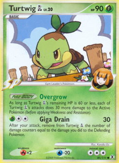 Turtwig GL - pokemon TCG Card