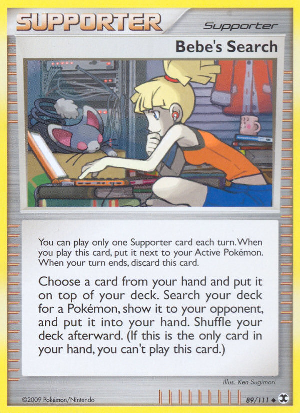 Bebe's Search - Pokémon TCG Card