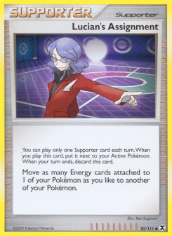 Lucian's Assignment - pokemon TCG Card