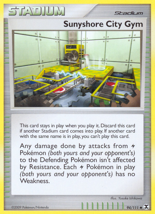Sunyshore City Gym - Pokémon TCG Card
