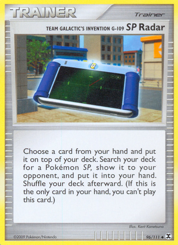 Team Galactic's Invention G-109 SP Radar - Pokémon TCG Card