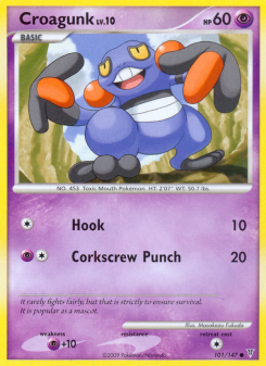 Croagunk - pokemon TCG Card