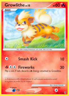 Growlithe - pokemon TCG Card