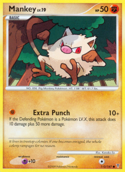 Mankey - pokemon TCG Card