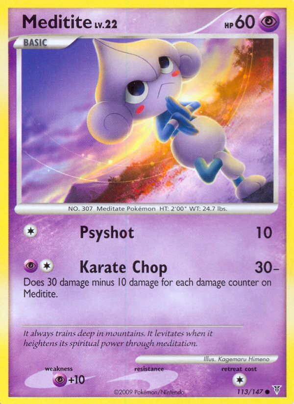 Meditite - Pokémon TCG Card