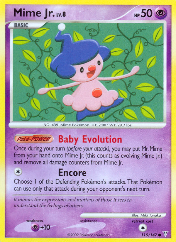 Mime Jr. - Pokémon TCG Card