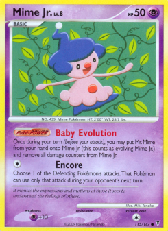 Mime Jr. - pokemon TCG Card