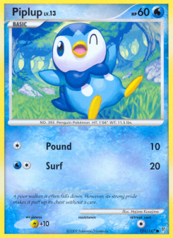Piplup - pokemon TCG Card