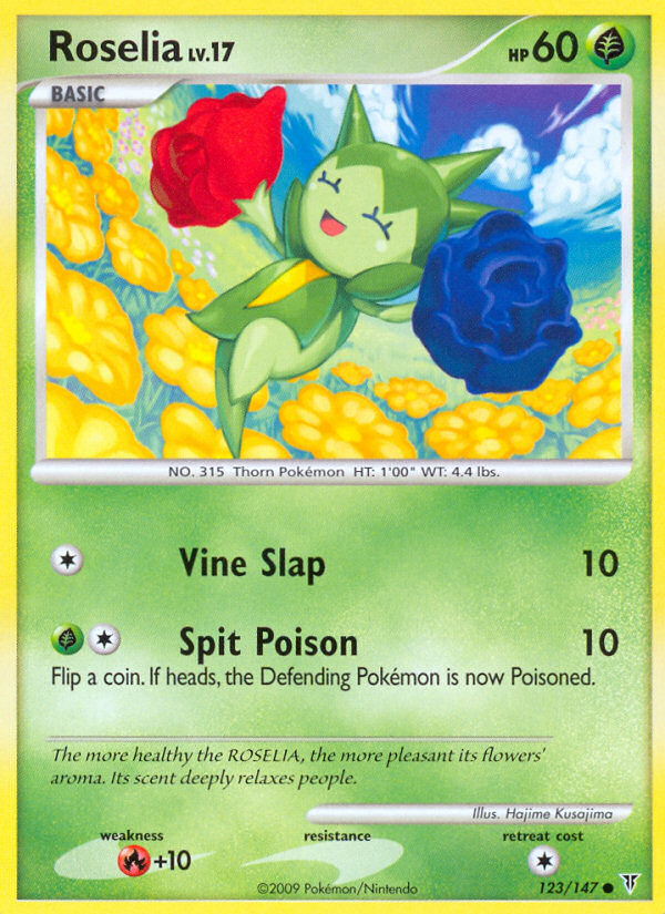 Roselia - Pokémon TCG Card