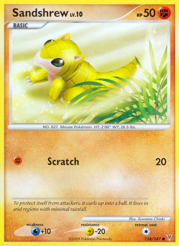 Sandshrew - Pokémon TCG Card