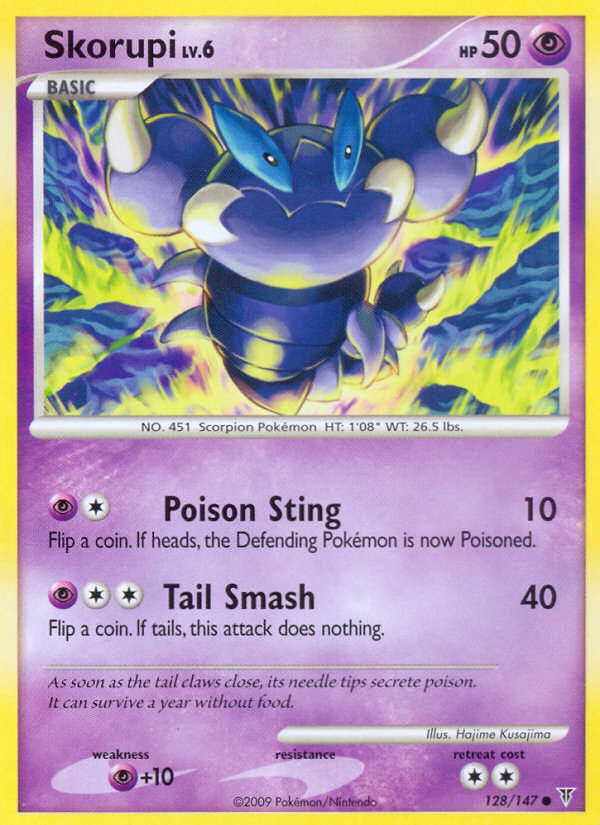 Skorupi - Pokémon TCG Card
