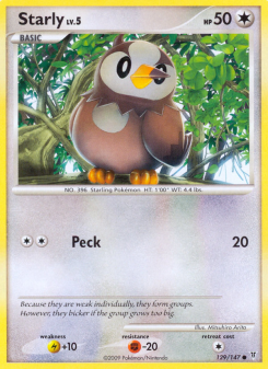 Starly - pokemon TCG Card