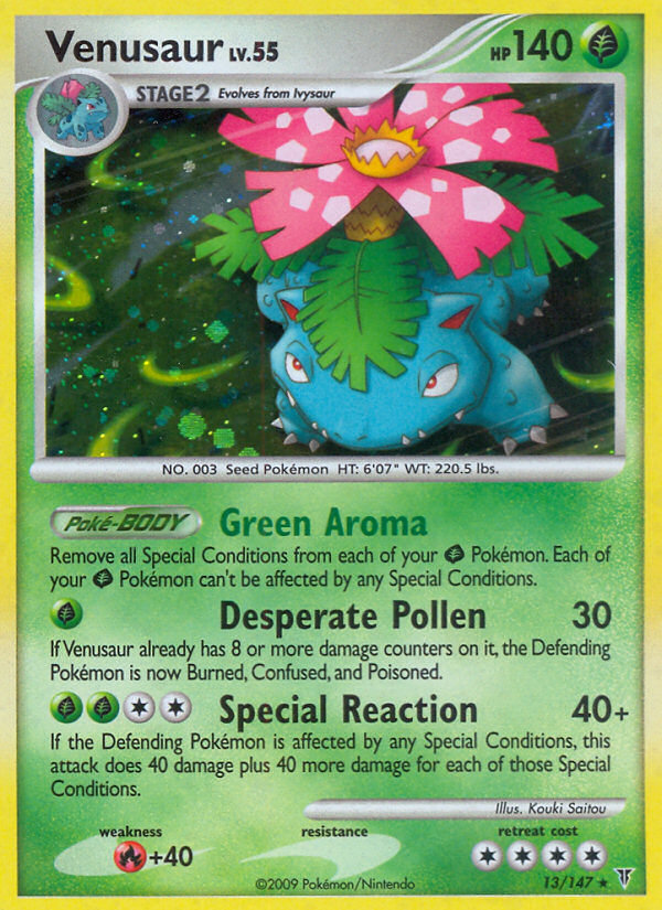 Venusaur - Pokémon TCG Card