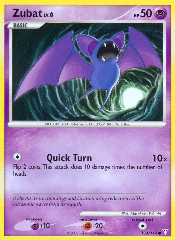 Zubat - Pokémon TCG Card