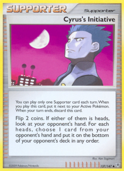 Cyrus's Initiative - pokemon TCG Card