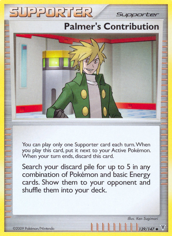 Palmer's Contribution - Pokémon TCG Card