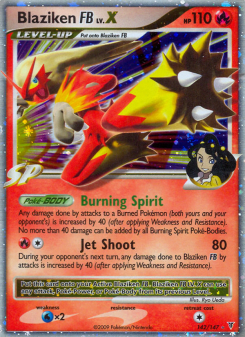 Blaziken FB - pokemon TCG Card