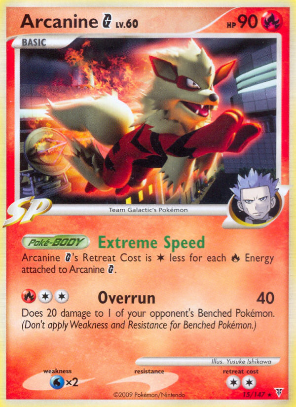 Arcanine G - Pokémon TCG Card