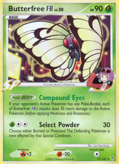 Butterfree FB - pokemon TCG Card