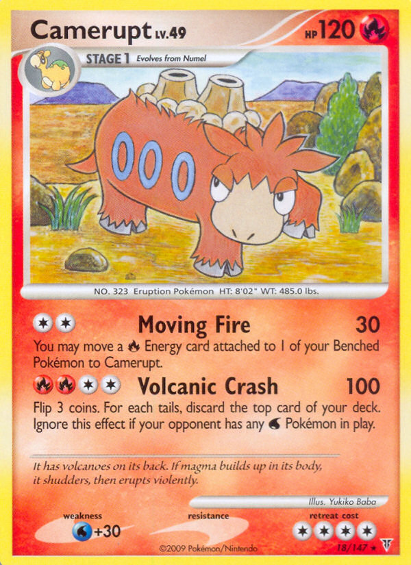 Camerupt - Pokémon TCG Card