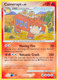 Camerupt - pokemon TCG Card