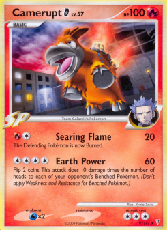 Camerupt G - pokemon TCG Card