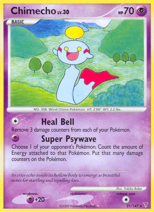 Chimecho - Pokémon TCG Card