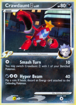 Crawdaunt G - pokemon TCG Card
