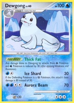 Dewgong - pokemon TCG Card