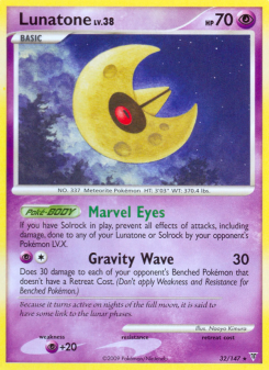 Lunatone - pokemon TCG Card