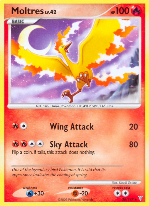 Moltres - Pokémon TCG Card
