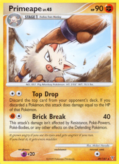 Primeape - pokemon TCG Card