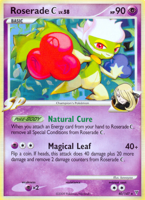 Roserade C - Pokémon TCG Card