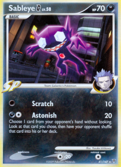 Sableye G - pokemon TCG Card