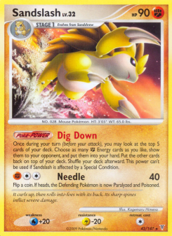 Sandslash - pokemon TCG Card