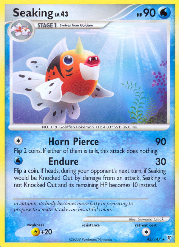 Seaking - Pokémon TCG Card