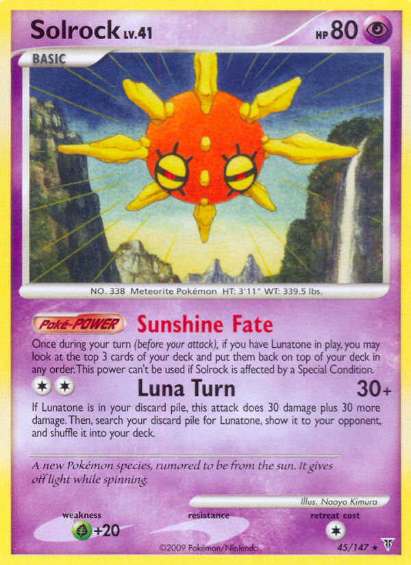 Solrock - Pokémon TCG Card