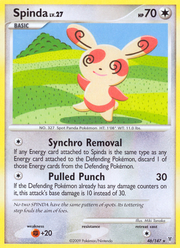 Spinda - Pokémon TCG Card