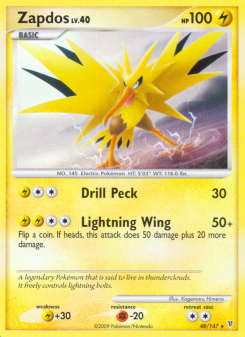 Zapdos - pokemon TCG Card