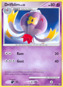 Drifblim - pokemon TCG Card