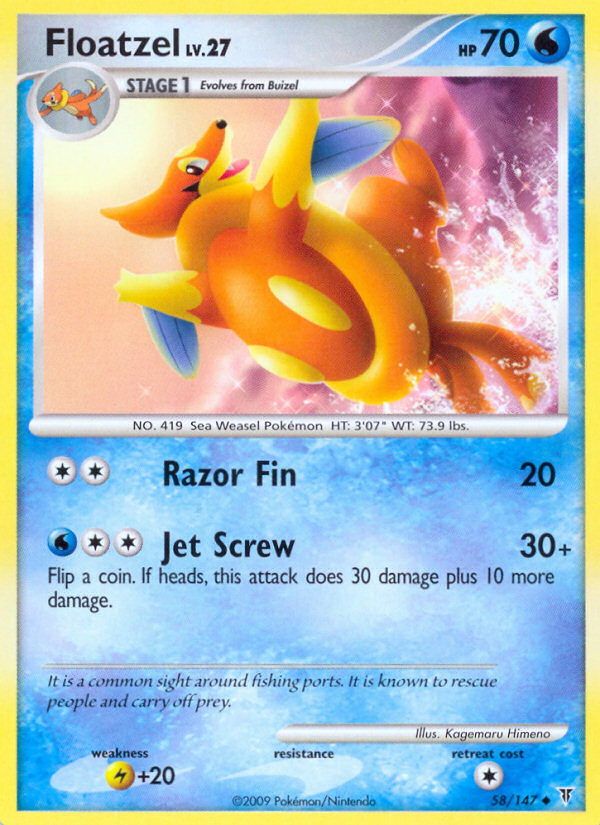 Floatzel - Pokémon TCG Card